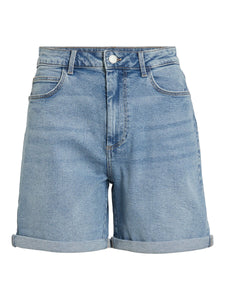 Short en jean taille haute