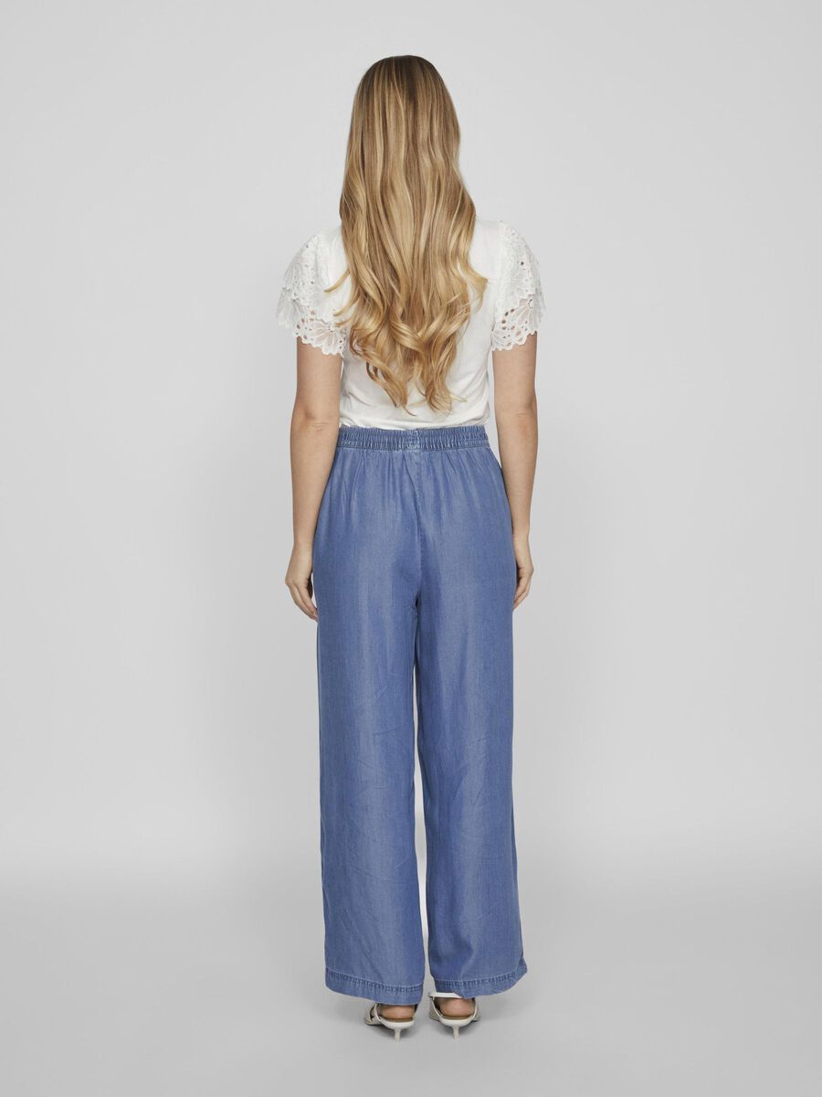 Pantalon aspect denim