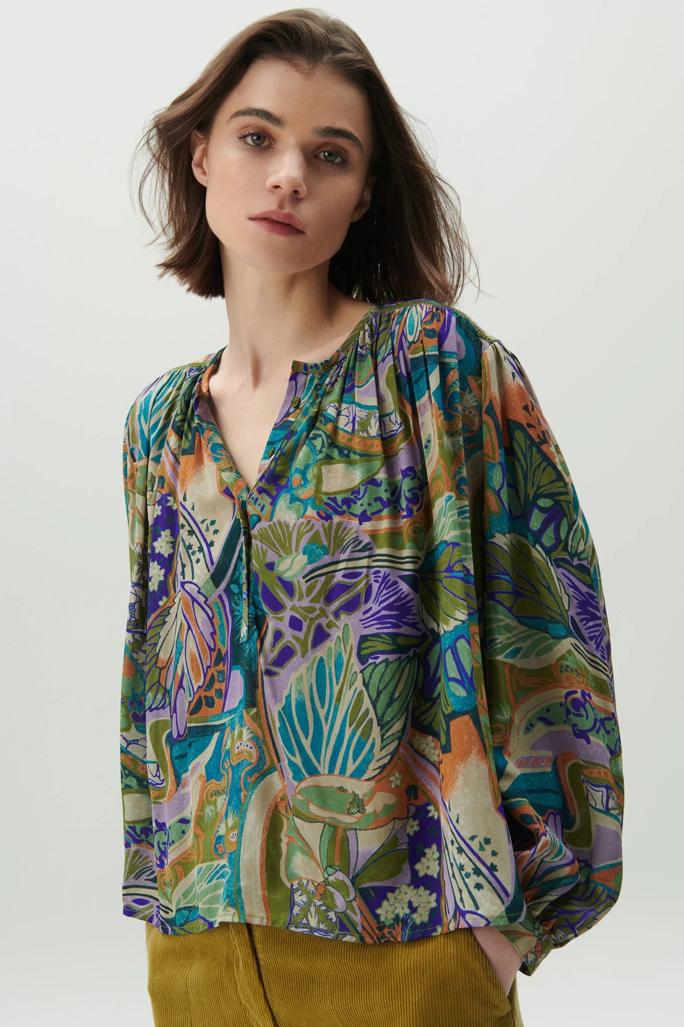 Blouse évasée