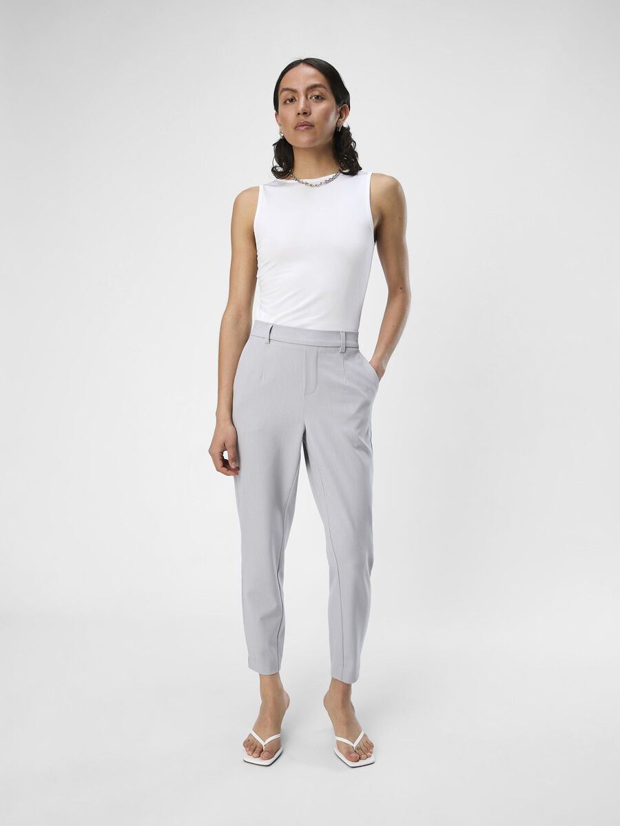 Pantalon croisé slim (+ coloris)