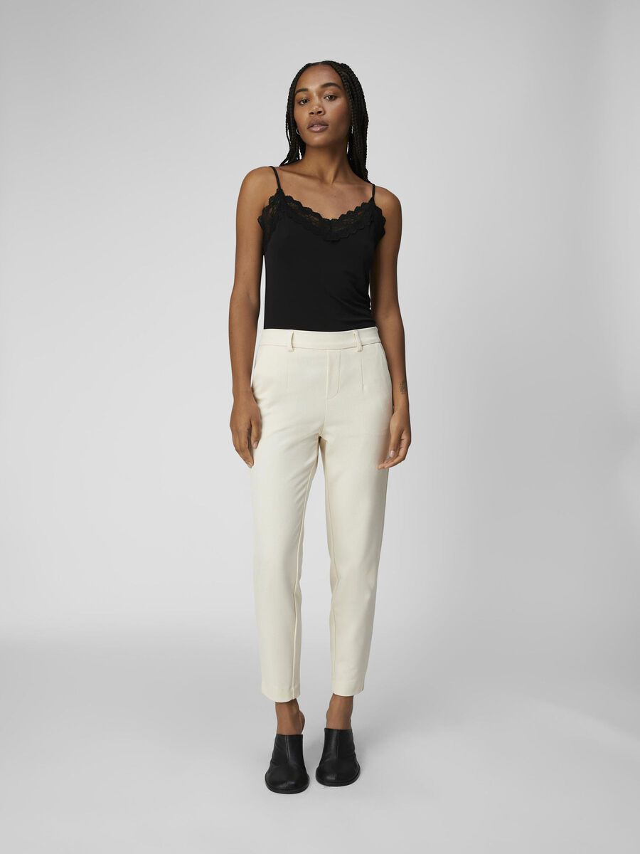 Pantalon croisé slim (+ coloris)