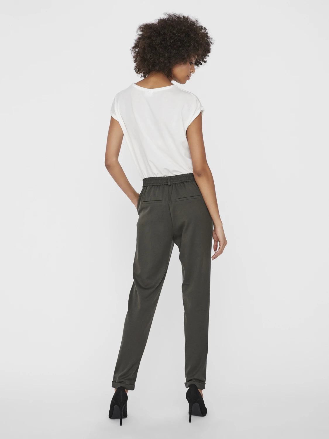 Pantalon à taille élastique (+ coloris)