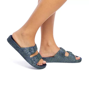 Sandales à paillettes (+ coloris)