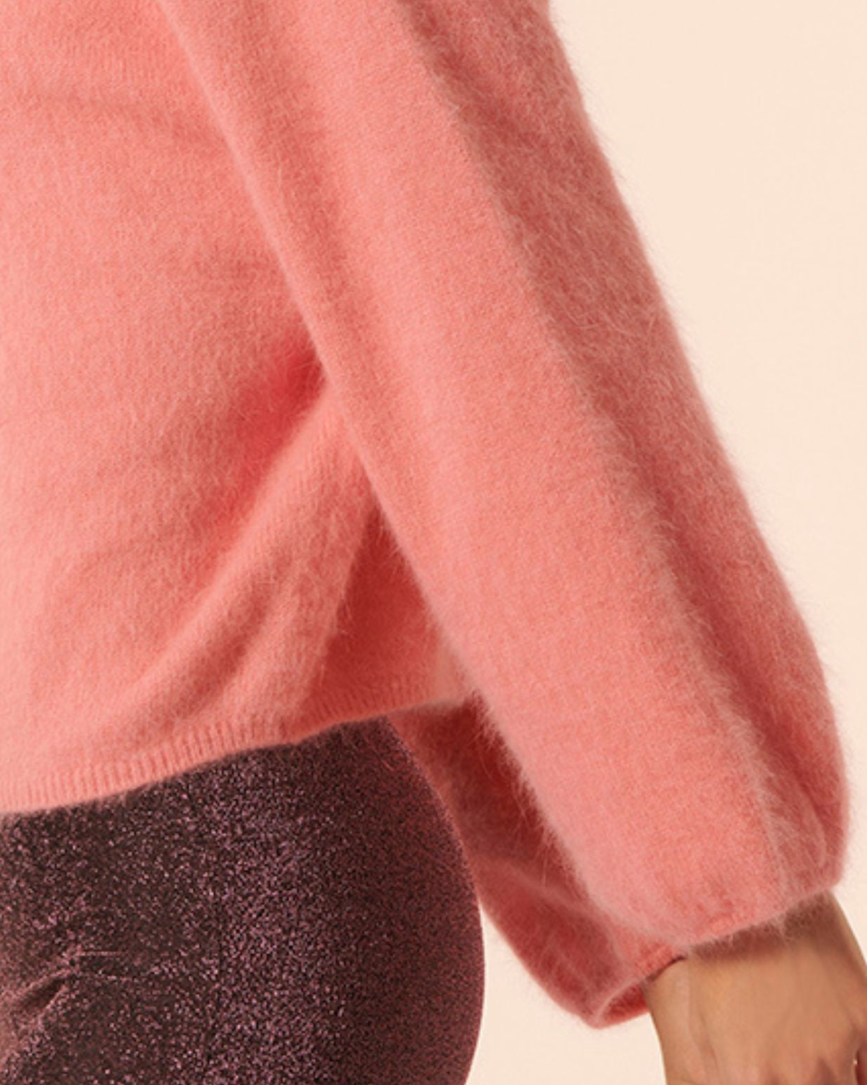 Pull en maille fluffy (+ coloris)