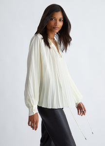 Blouse plissée