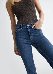 Jean skinny à taille haute