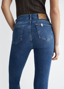 Jean skinny à taille haute