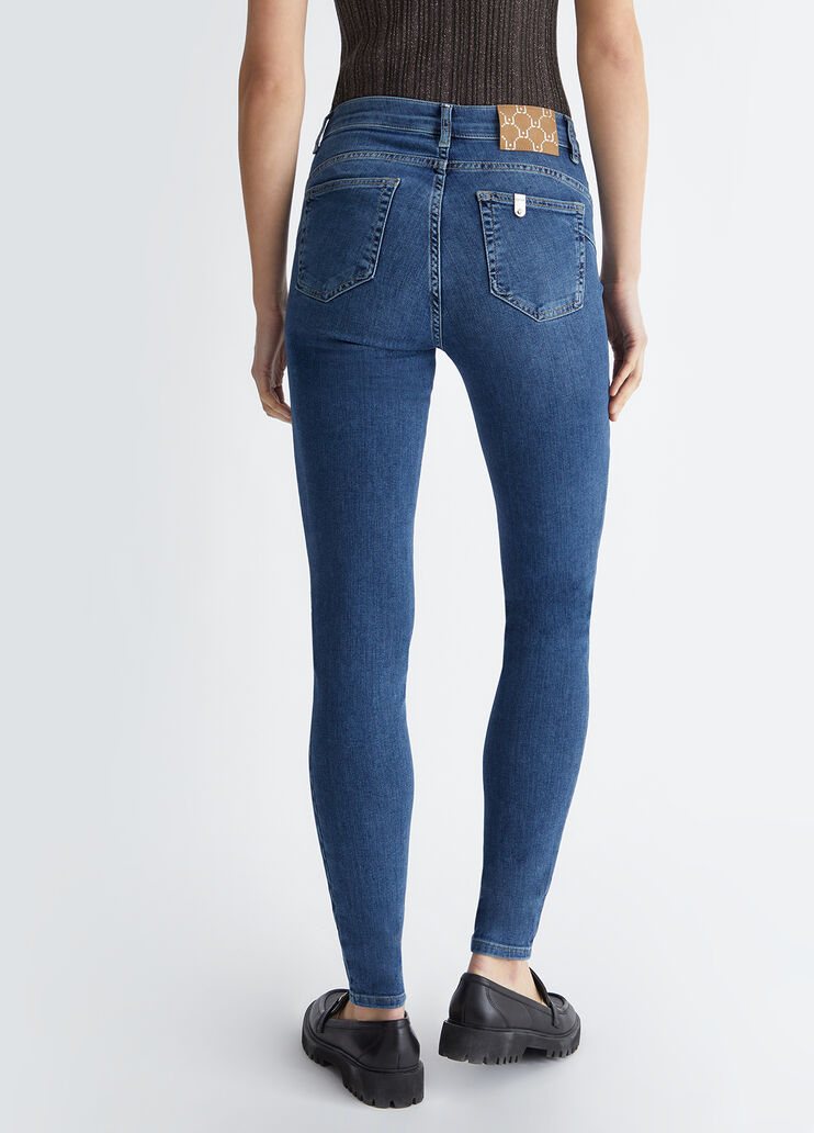 Jean skinny à taille haute