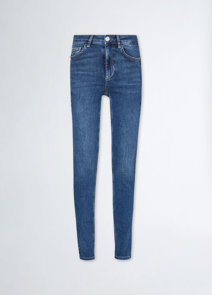 Jean skinny à taille haute