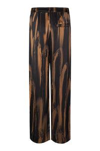 Pantalon large chiné