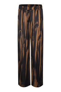 Pantalon large chiné