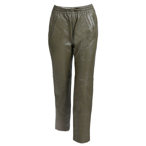 Pantalon jogpant en cuir véritable (+ coloris)