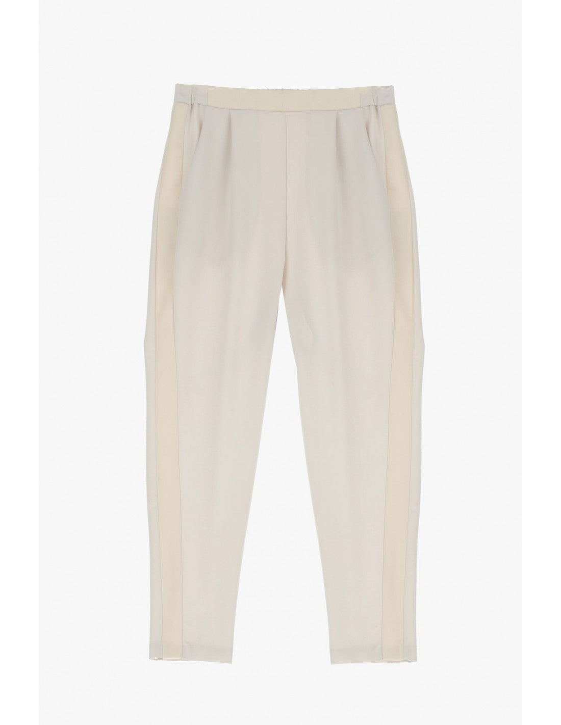 Pantalon de smoking forme carotte (coloris)